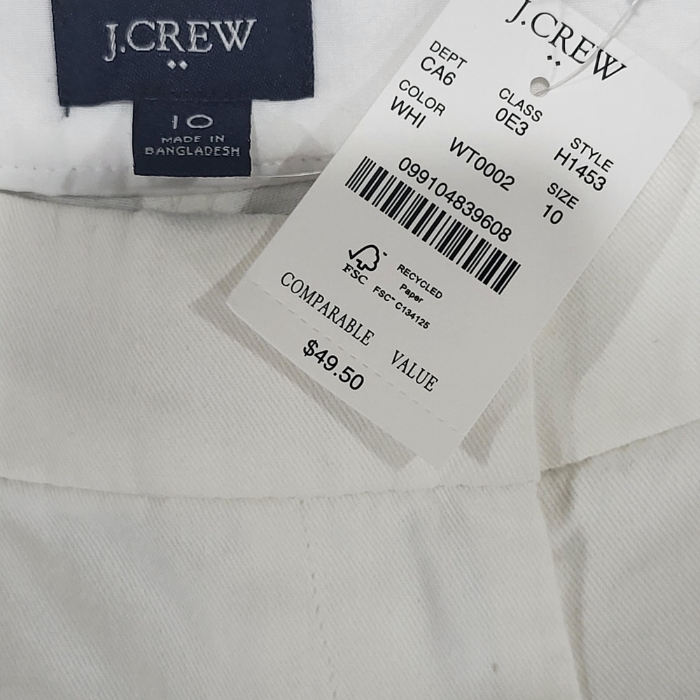 J.Crew Womans Shorts Size 10 - Picture 4 of 5